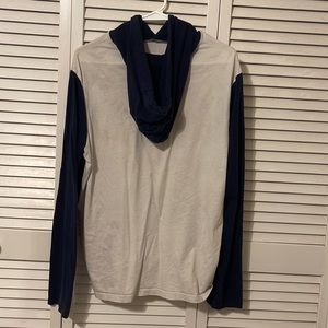 Brand, Ralph, Lauren size large color, red blue, and white